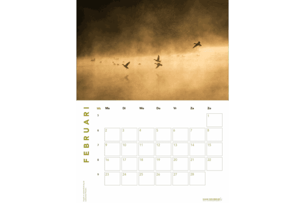 Jaarkalender Utrechtse Heuvelrug 2026 - Puur Natuur - Afbeelding 3